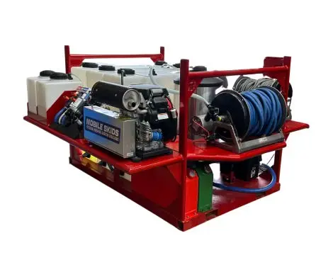 Mini Pressure Washing Skid Compact Design | Mobile Skids