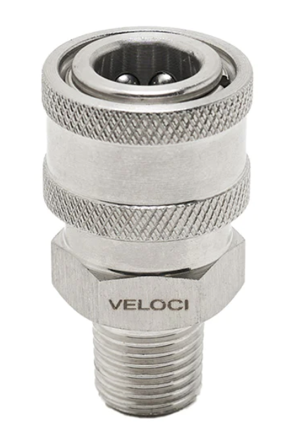 1/4" QC Coupler x 1/4" MPT